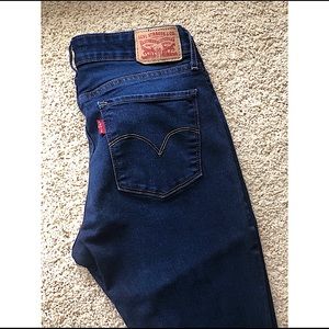 Levi’s+711 Ankle Skinny Jeans+Indigo Ridge+Sz 30